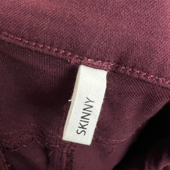 Rag & Bone Skinny Jeans in Port Burgundy Size 27 - Picture 11 of 15